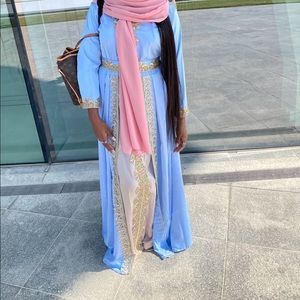 Abaya dress and hijab ( headscarf )